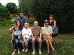 Four generations with spousal units. Can't find the one with Jason's family...dang it.