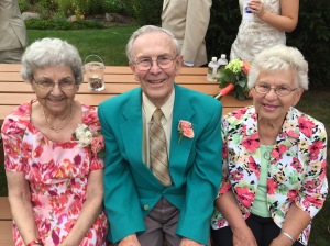 Great shot of my mom, dad and aunt.