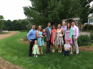 Saturday was Molly and Dan's wedding, and great time to get some family photo's. Here is the Ron and Terri Ten Haken gang.