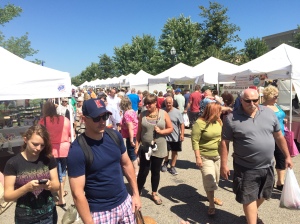 Saturday was market day in Kenosha. This market has grown exponentially since we first started coming a few years ago.